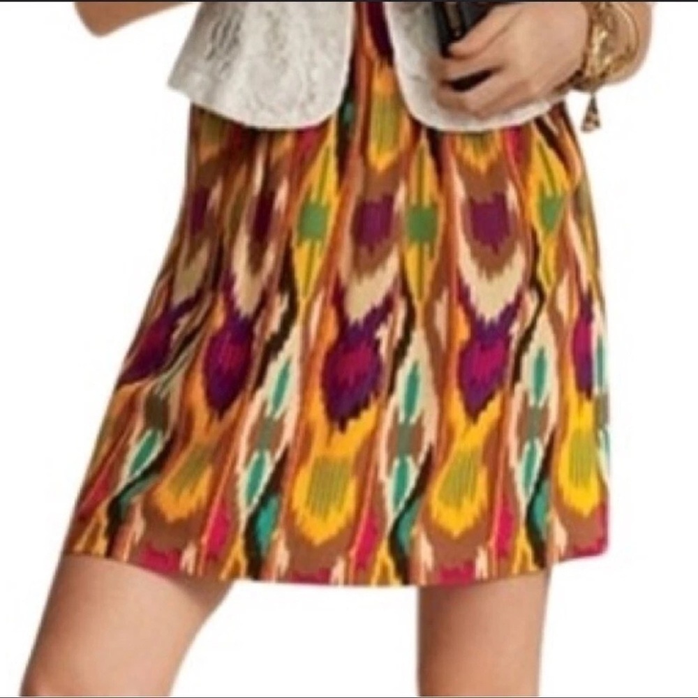 Cabi Colorful Patterned Women's Skirt L